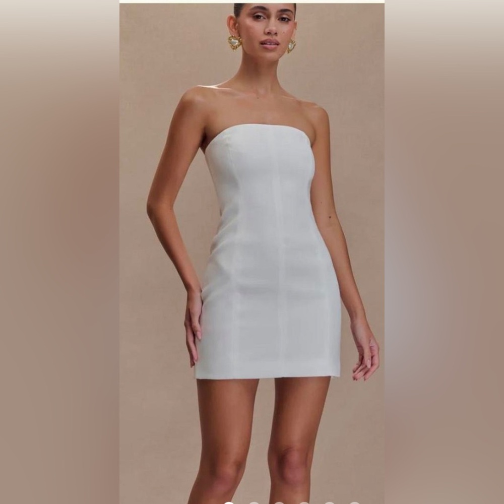 Meshki MACI crepe mini dress Large